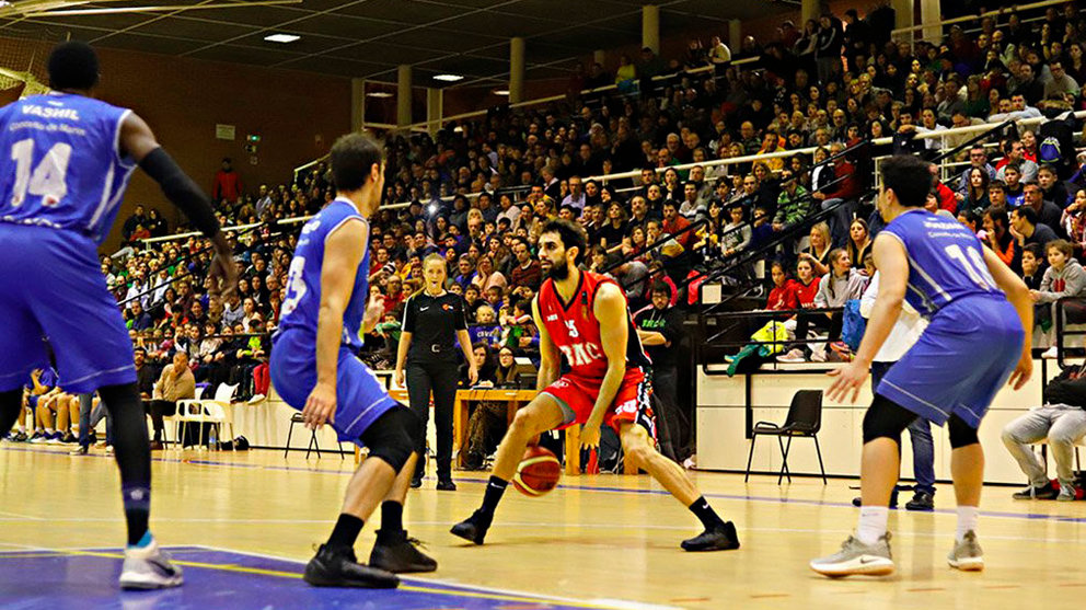 Partido del Basket Navarra en el pabellón Arrosadía de Pamplona. Twitter B. Navarra
