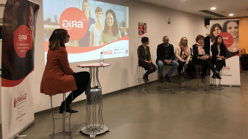 Coca Cola presenta en Pamplona su Gira Mujeres para promover la empleabilidad y el empoderamiento femenino Foto COCA COLA EP IBERIA