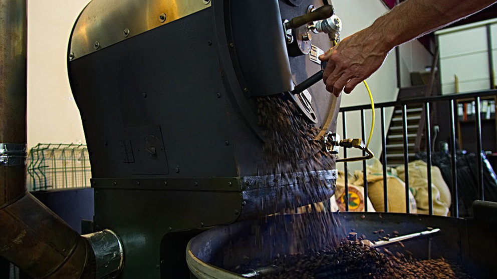 Imagen de archivo de un tostador de café ARCHIVO