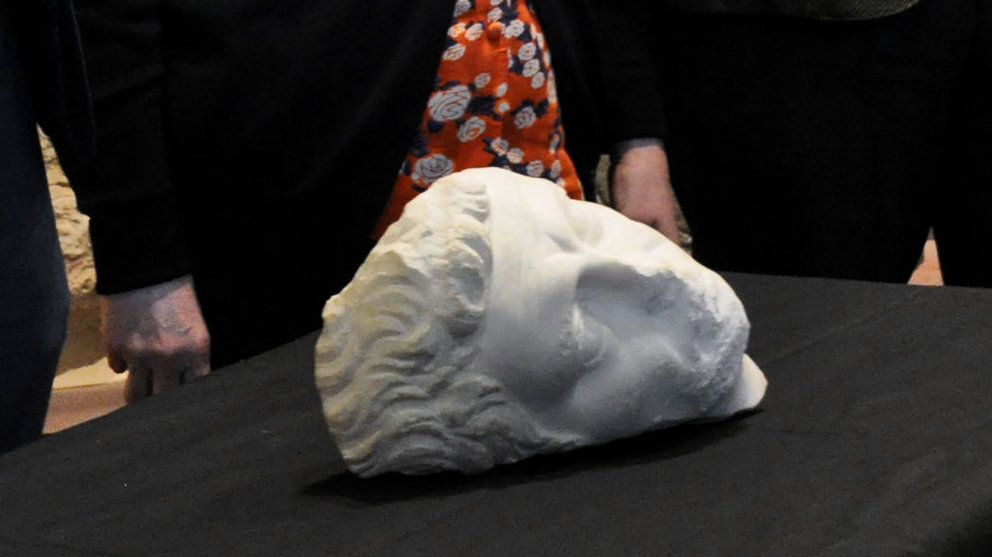 El busto de Augusto divinizado en Navarra CEDIDA