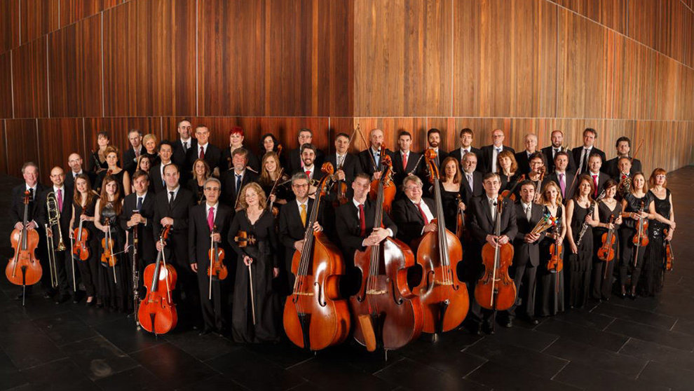 La Orquesta Sinfónica de Navarra en el Baluarte. ARCHIVO