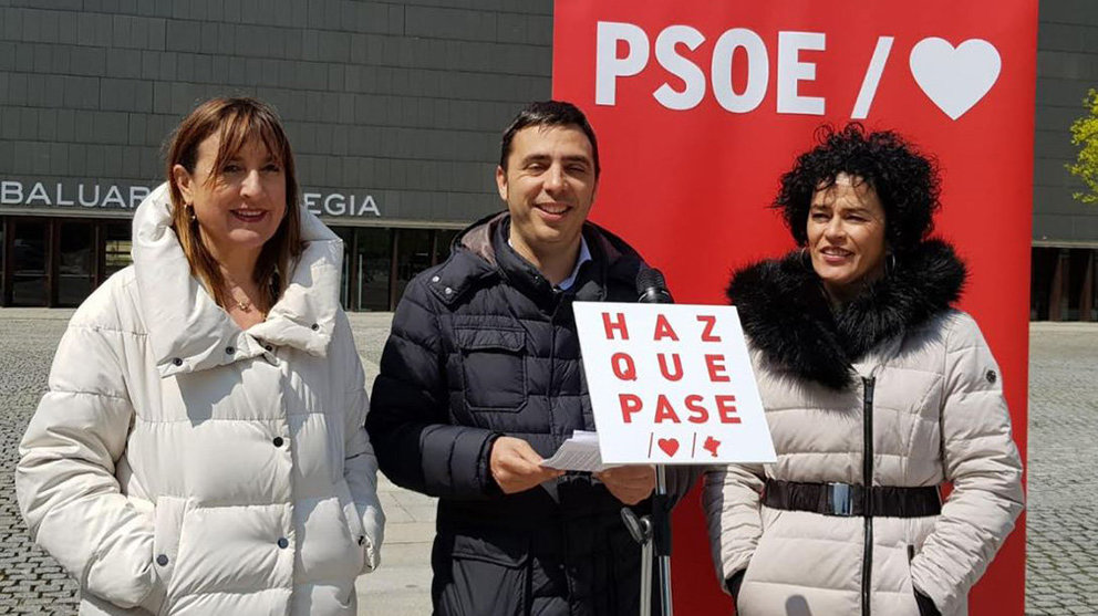 Acto del candidato del PSOE al Senado por Navarra Toni Magdaleno CEDIDA
