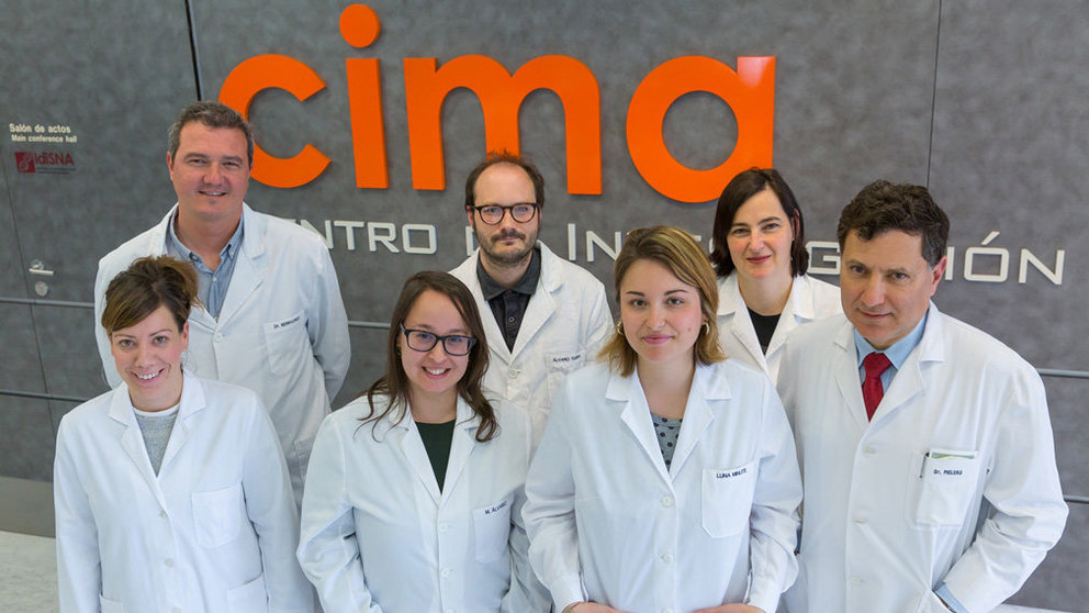 El equipo de investigadores de la Clínica Universidad de Navarra y el CIMA