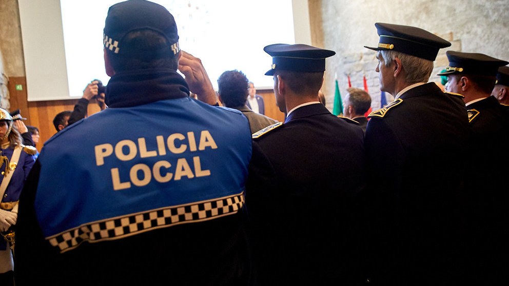 Acto conmemorativo del Día de las Policías Municipales de la Comarca de Pamplona (05). IÑIGO ALZUGARAY