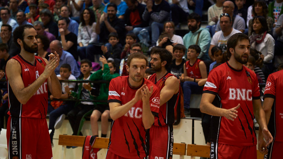 El Basket Navarra se enfrenta al Villarrobledo en el  pabellón Arrosadía de Pamplona. PABLO LASAOSA 13