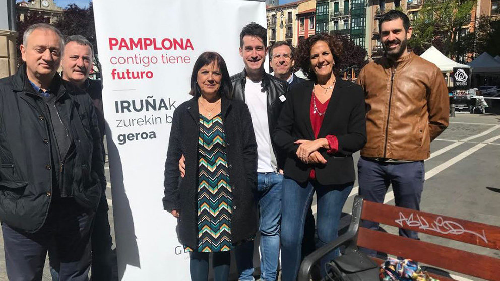 Acto electoral de Geroa Bai en Pamplona CEDIDA
