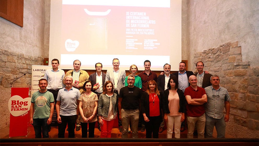 Ganadores y jurado del XII Certamen Internacional de Microrrelatos de San Fermín. CEDIDA