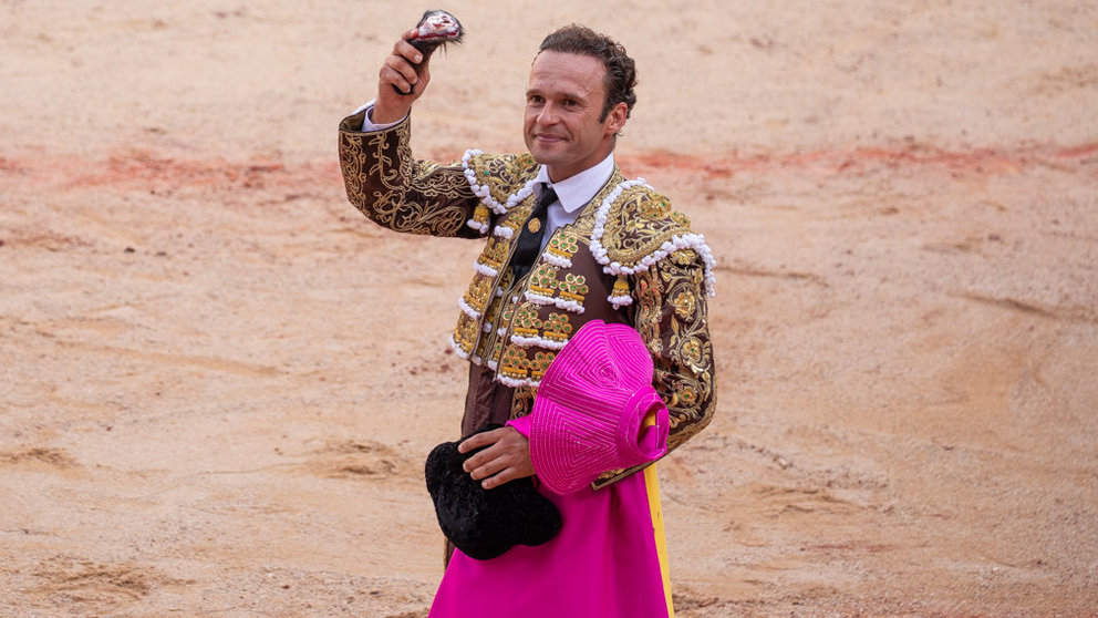 Antonio Ferrera en la sexta corrida de toros de la Feria de San Fermín en Pamplona. Maite H. Mateo6