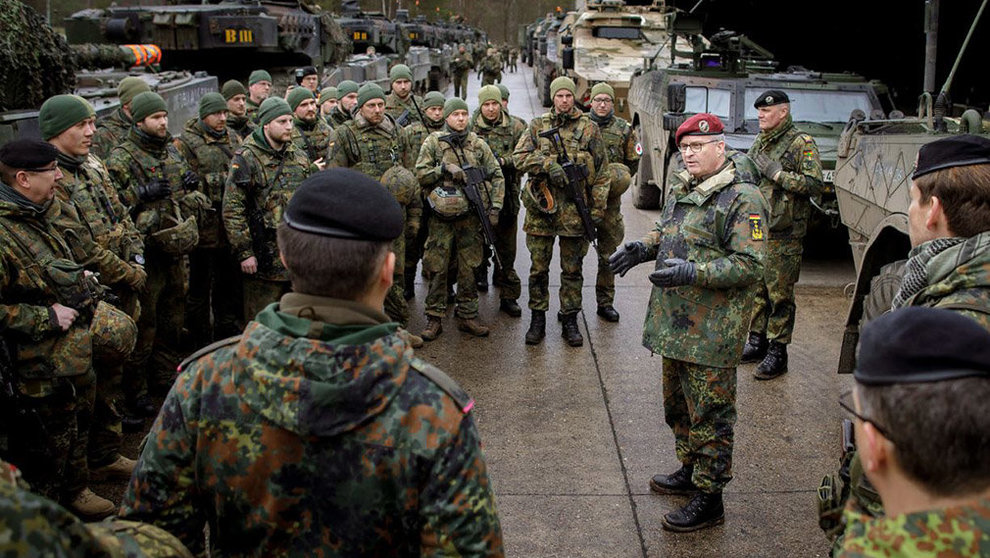 El ejército alemán durante un acto este 2019 BUNDESWEHR