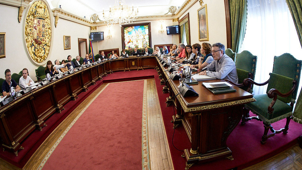 Pleno del Ayuntamiento de Pamplona. IÑIGO ALZUGARAY