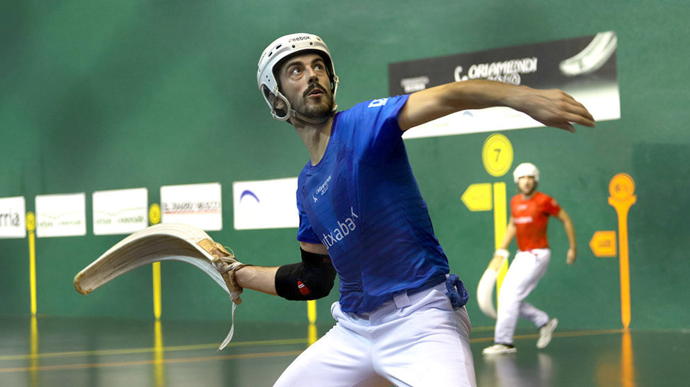 Barrenetxea IV en acción en la semifinal del torneo individual. Maialen Andrés.