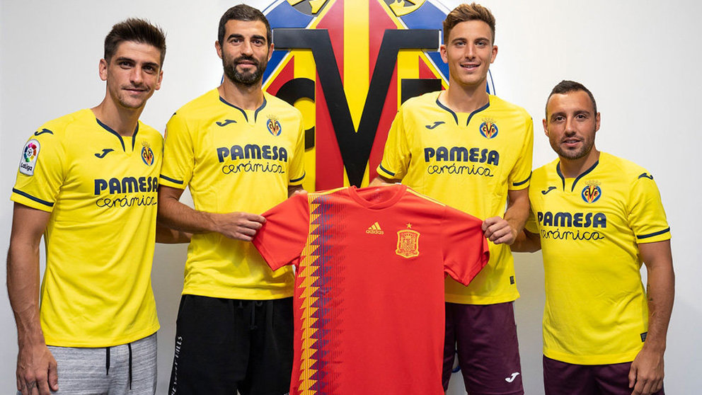 Los cuatro internacionales del Villarreal convocados por la selección absoluta de España
