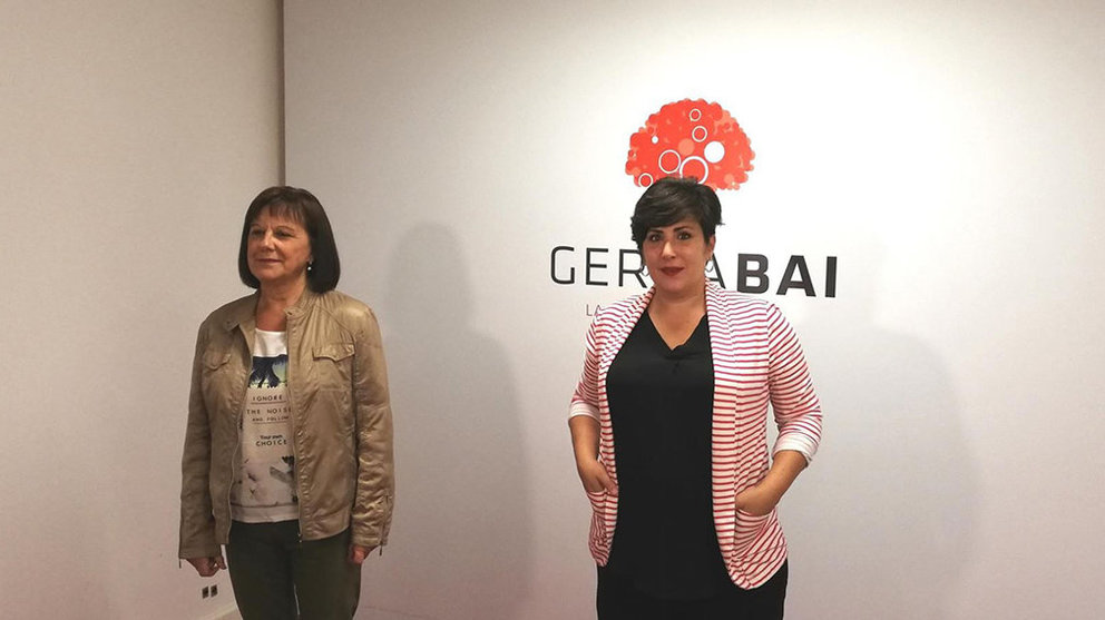 Esther Cremaes y María Solana, candidatas electorales de Geroa Bai para el 10-N EUROPA PRESS