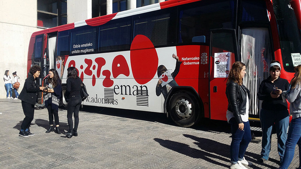 Autobús para las donaciones de sangre que se instalará en los campus universitarios GOBIERNO DE NAVARRA