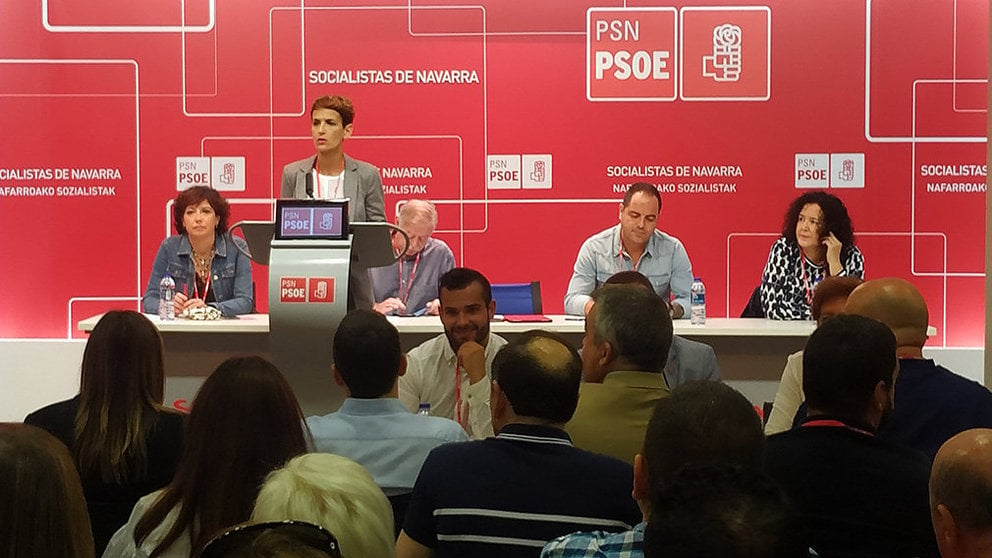 Comité Regional del PSN celebrado este sábado en Pamplona CEDIDA