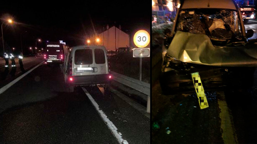 Accidente de tráfico en Beriáin POLICÍA FORAL