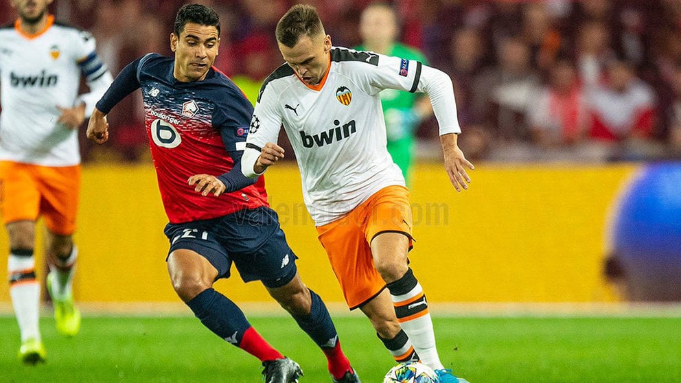 Denis Cheryshev ha sido el autor del gol del Valencia en Lille. @valenciacf.