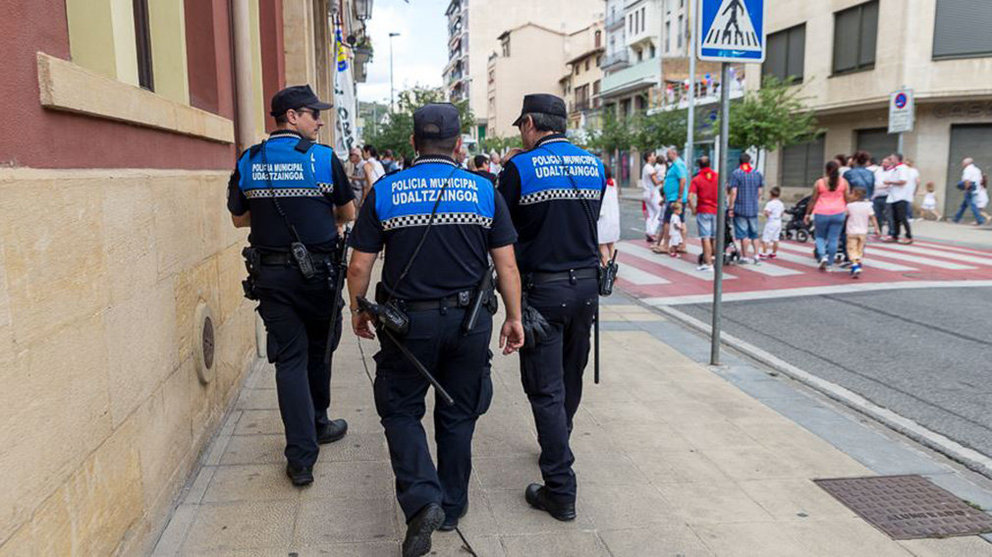 Agentes de la Policía Municipal de Estella IÑIGO ALZUGARAY