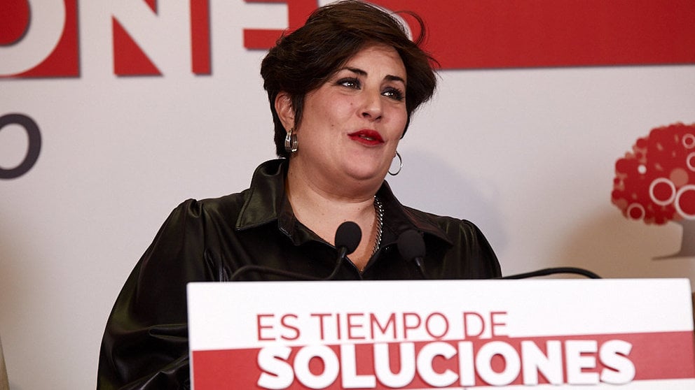 María Solana hace balance de los resultados electorales de Geroa Bai en las elecciones del 10-N. IÑIGO ALZUGARAY