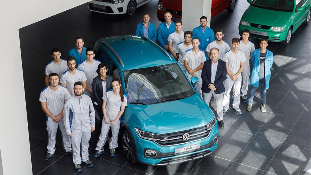 Octava promoción del Programa de Aprendices de Volkswagen Navarra CEDIDA