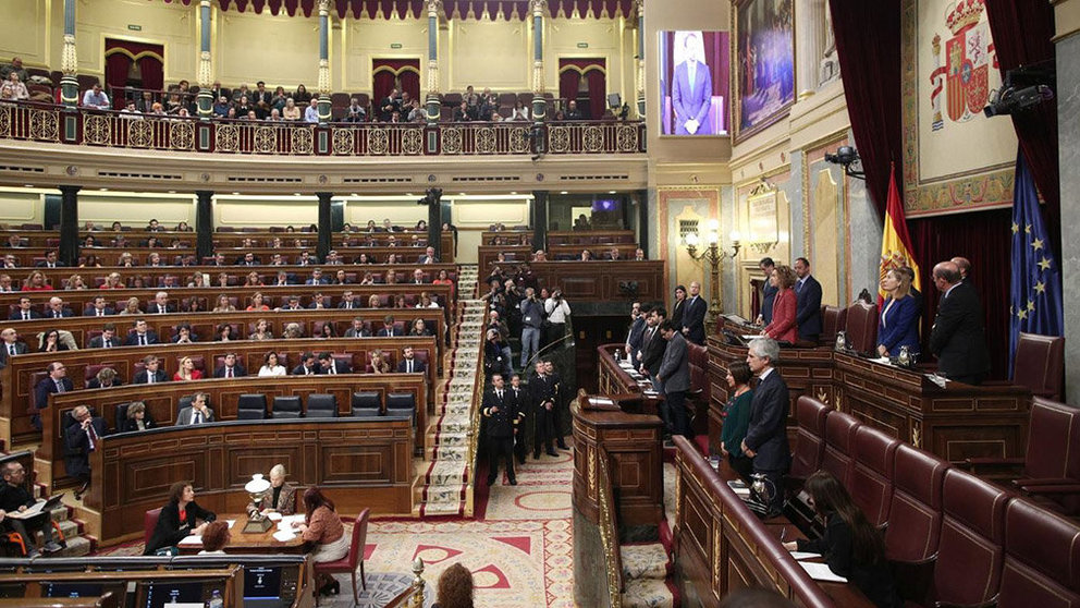 Vista del Congreso de los Diputados. EUROPA PRESS / EDUARDO PARRA