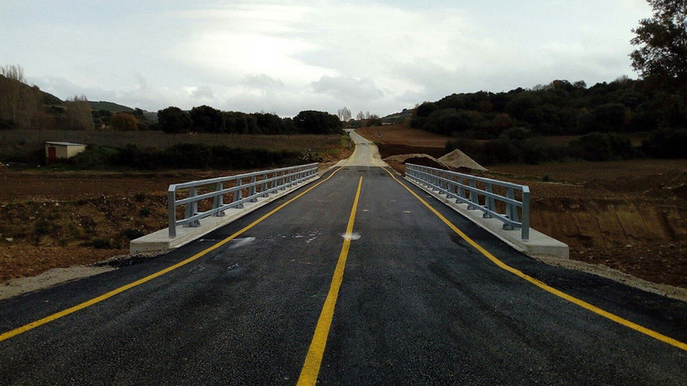 Así ha quedado el nuevo puente de Sánsoain GOBIERNO DE NAVARRA