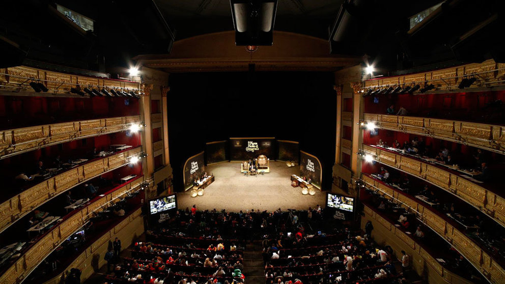 El Teatro Real ya está preparado para acoger el sorte de la Lotería de Navidad 2020. EUROPA PRESS