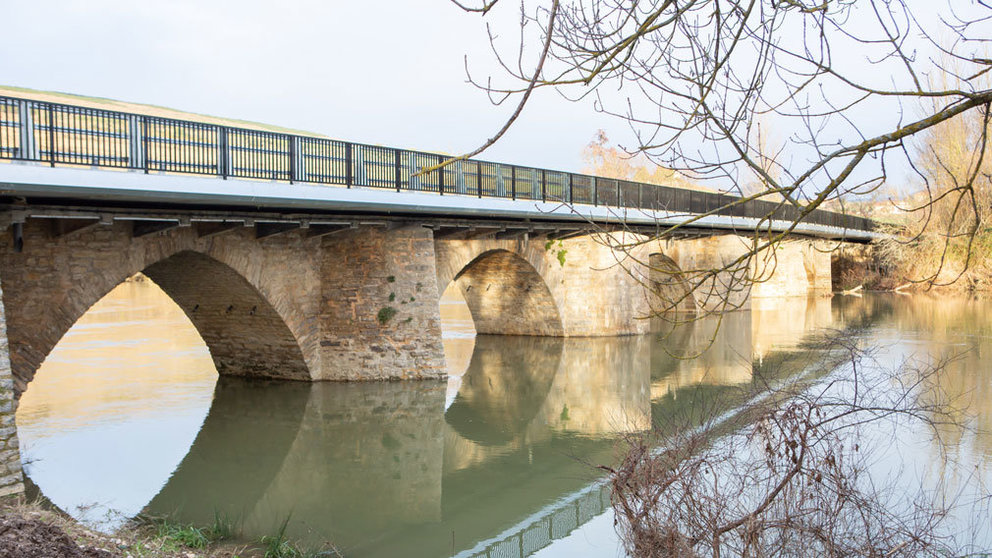 Estado actual del puentede Ibero. GOBIERNO DE NAVARRA