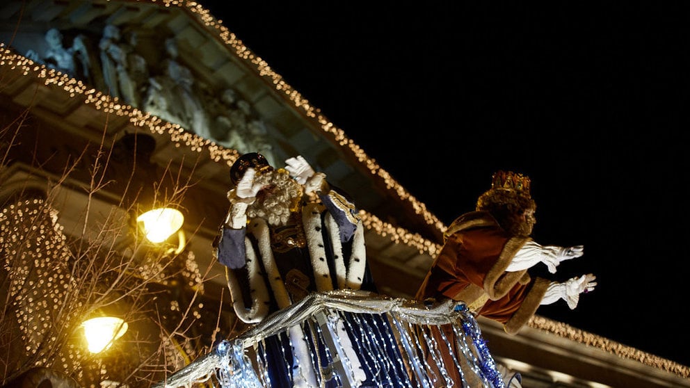 Cabalgata de los Reyes Magos en Pamplona. IÑIGO ALZUGARAY