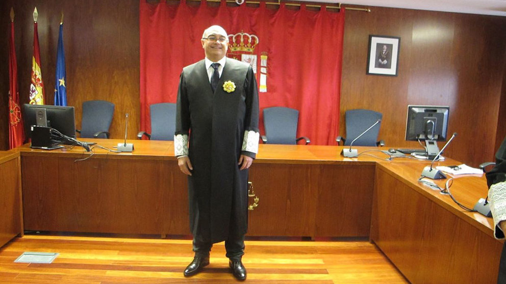 El magistrado Francisco Javier Fuertes López. TRIBUNAL SUPERIOR DE JUSTICIA DE NAVARRA