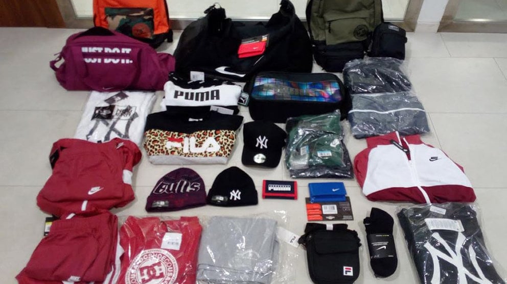 Prendas de ropa robadas de un establecimiento de Tudela POLICÍA MUNICIPAL DE TUDELA