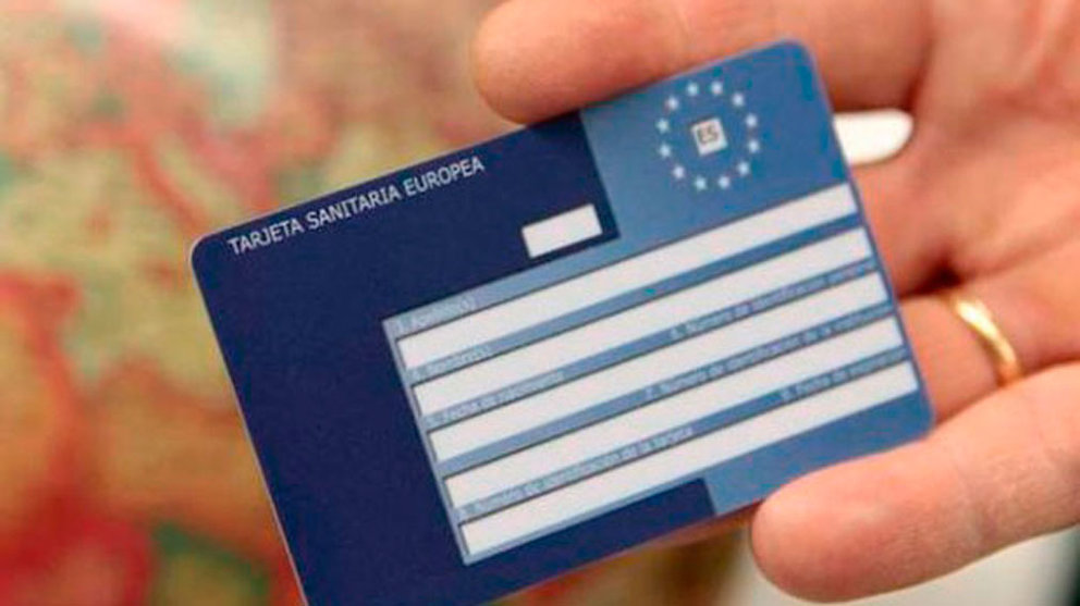 Una tarjeta sanitaria europea. ARCHIVO