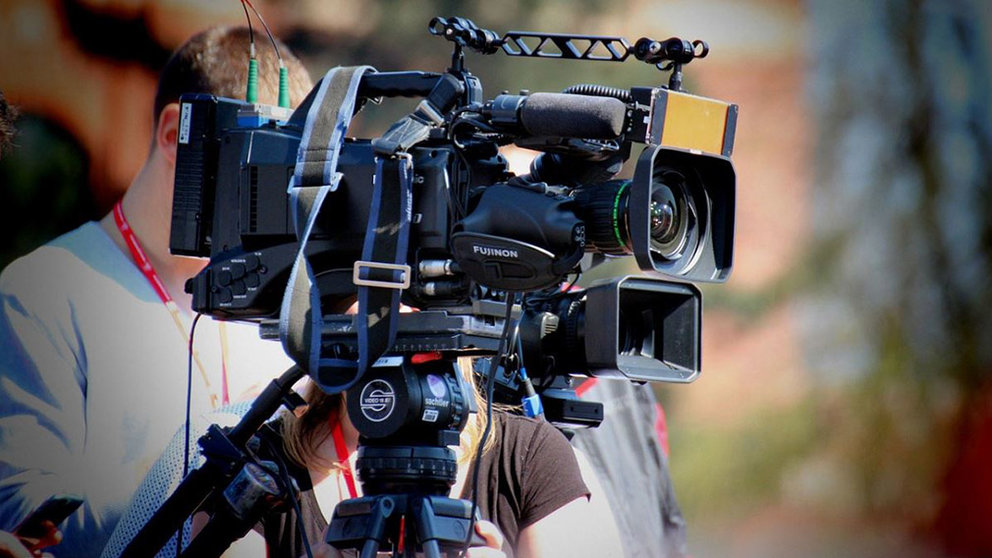 Una cámara durante el rodaje de una serie de televisión. ARCHIVO