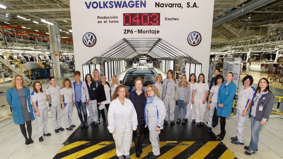 Mujeres en Volkswagen Navarra. CEDIDA