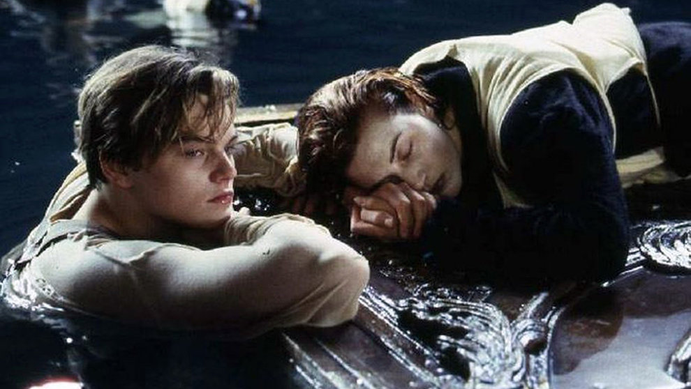 Escena final de Titanic.