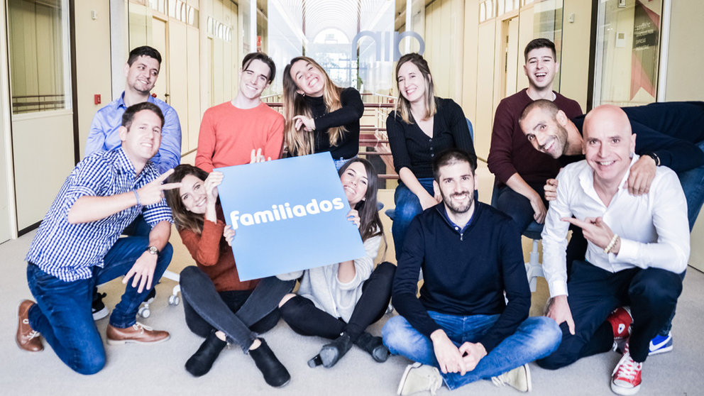 La empresa Familiados, creada hace cinco años por un grupo de emprendedores de Pamplona. CEDIDA