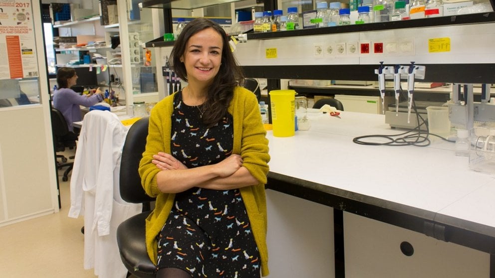 La Dr. Maite Huarte, investigadora Cima Universidad de Navarra, que han descubierto un gen potenciador de un cáncer pulmonar. CIMA