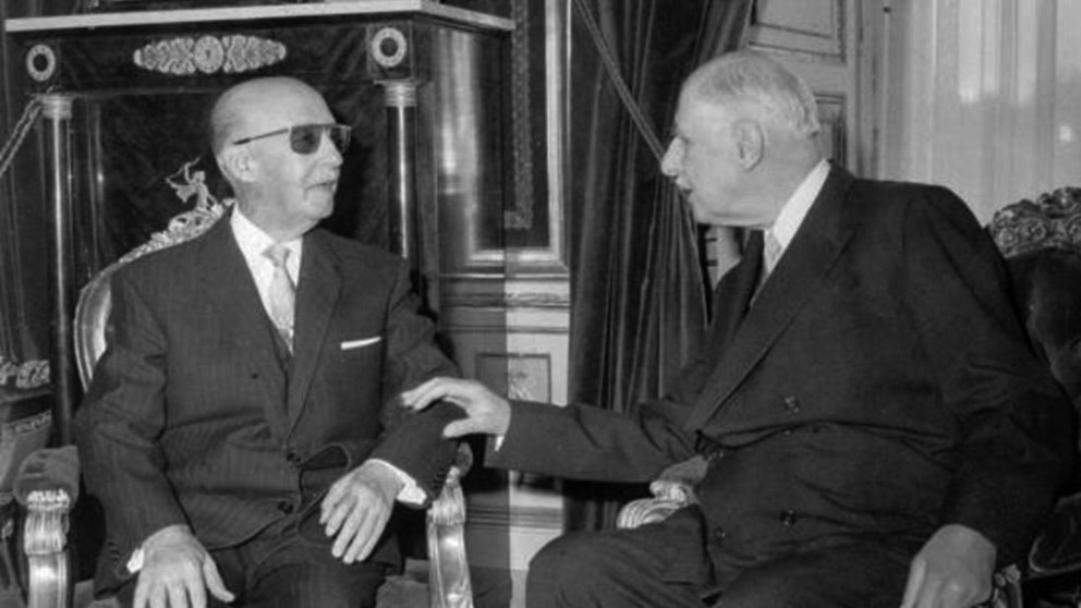 Se cumplen cincuenta años de la entrevista de Franco y De Gaulle.