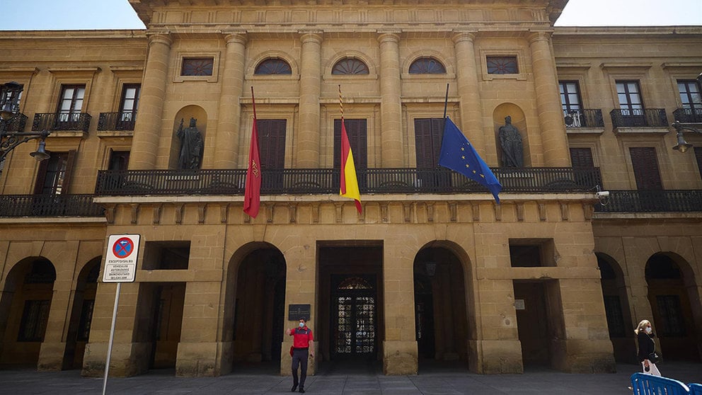 Fachada del Palacio de Navarra. EUROPA PRESS