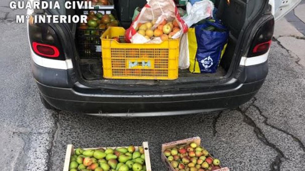La Guardia Civil incauta 120 kilos de alimentos de origen desconocido. GUARDIA CIVIL