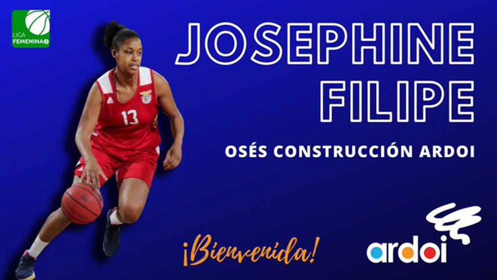 Josephine Filipe es el primer fichaje del FNB Ardoi 2020-21. Cedida.