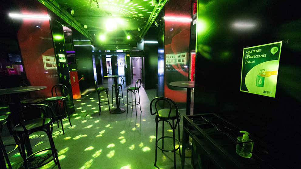 Una discoteca se prepara para recibir clientes tras la desescalada por el coronavirus. ARCHIVO EP