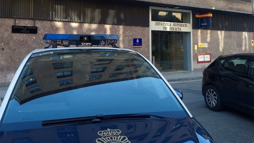 Jefatura Superior de Policía Nacional en Pamplona. POLICÍA NACIONAL