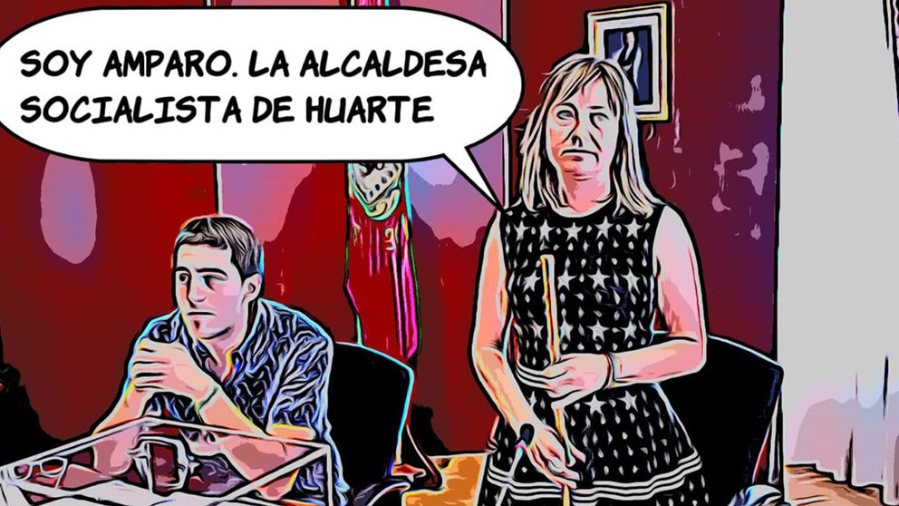 Viñeta de cómic realizada por el Grupo Independiente de Huarte FACEBOOK