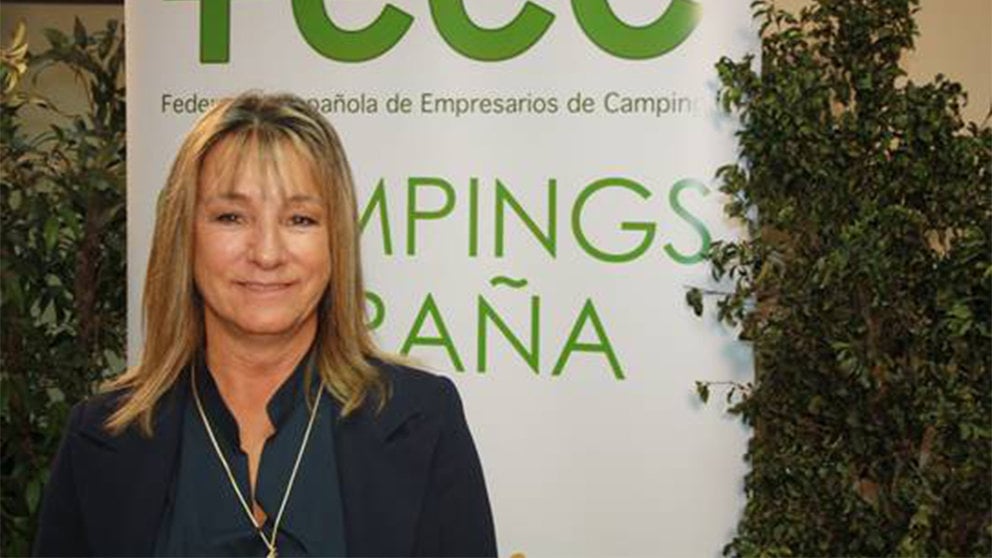 Ana Beriain, presidenta de la Federación Española de Campings (FEEC). CEDIDA