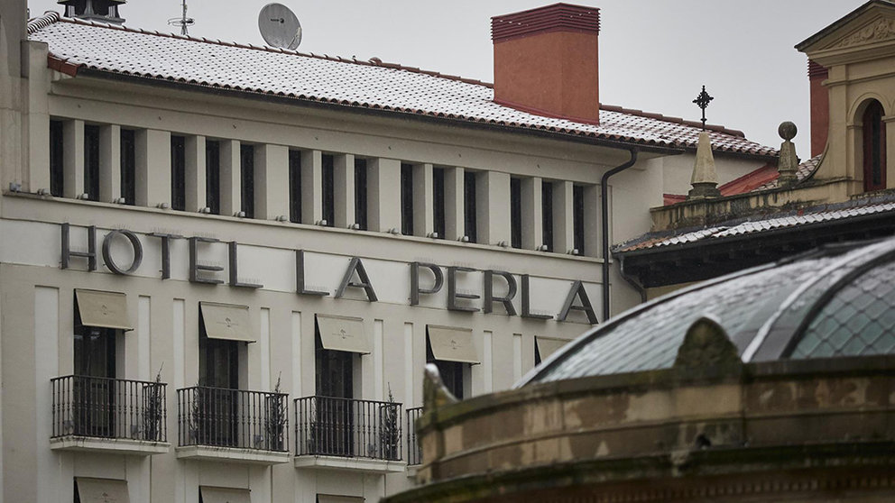 Imagen del hotel La Perla de Pamplona. EUROPA PRESS