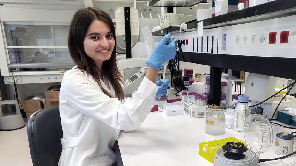 Cristina Pérez, investigadora Navarra que ha identificado un paralelismo celular que ayuda a conocer la evolución del mieloma múltiple