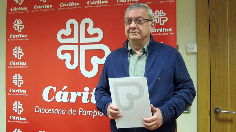 El director de Cáritas en Navarra, Ángel Iriarte. EUROPA PRESS