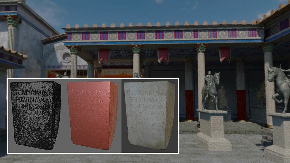 Un proyecto digitalizará en 3D inscripciones de yacimientos romanos para incluirlos en un videojuego. UNIVERSIDAD DE NAVARRA