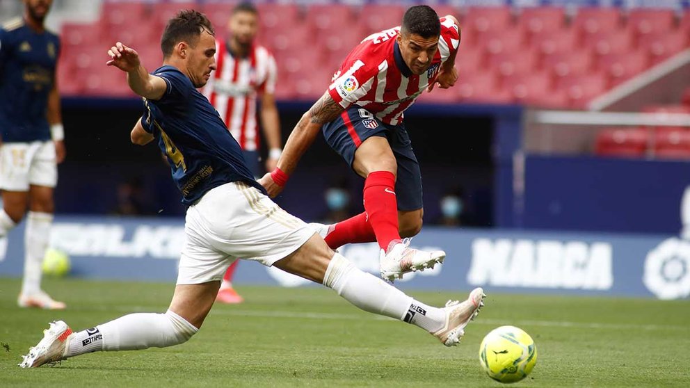 Partido entre Atlético de Madrid y Osasuna disputado este domingo en el estadio Wanda Metropolitano de Madrid. Oscar J. Barroso / AFP7 / Europa Press